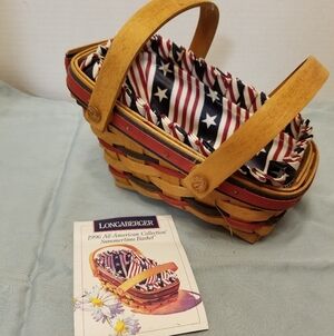 Longaberger 1996 All American Collection Summertime Basket Vintage
